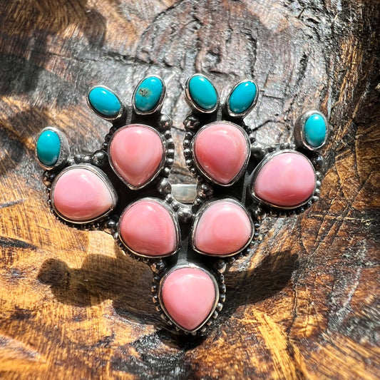 Queen Conch Cactus Statement Ring – Size 9.5