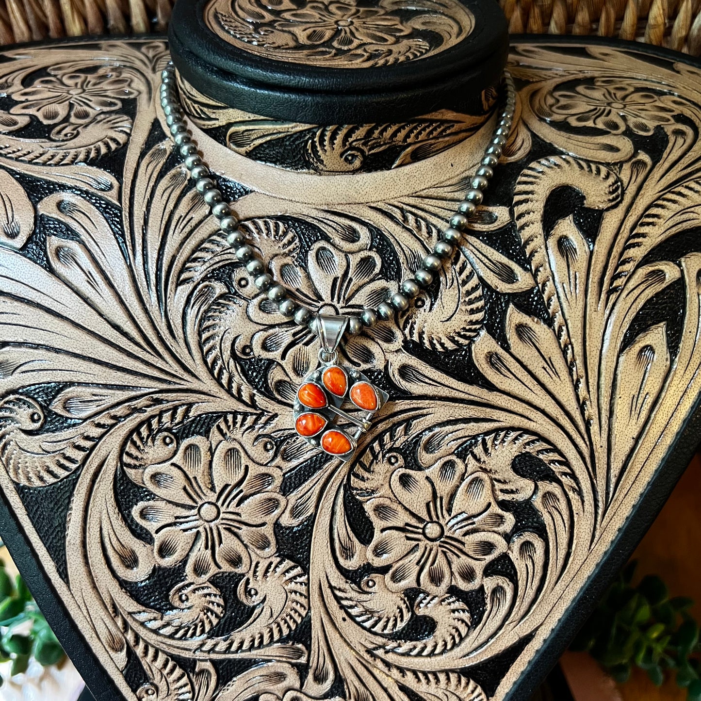 Spiny Oyster Belt Buckle Pendant in Sterling Silver