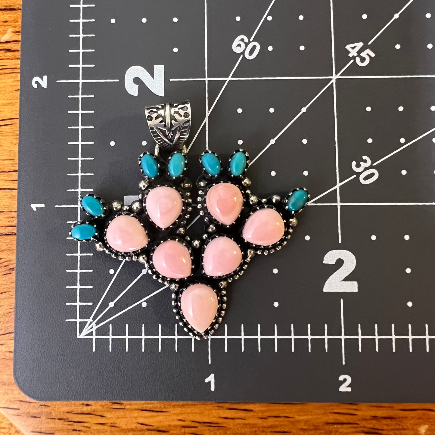 Queen Conch Cactus Pendant