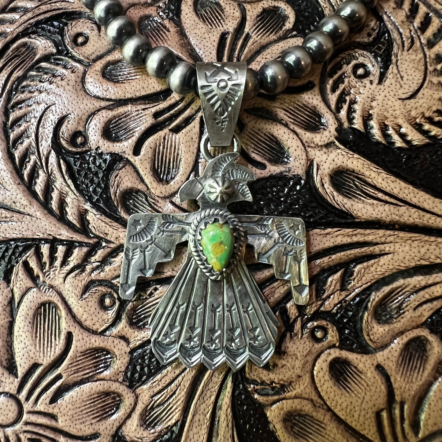 Sterling Silver Sonoran Gold Thunderbird Pendant
