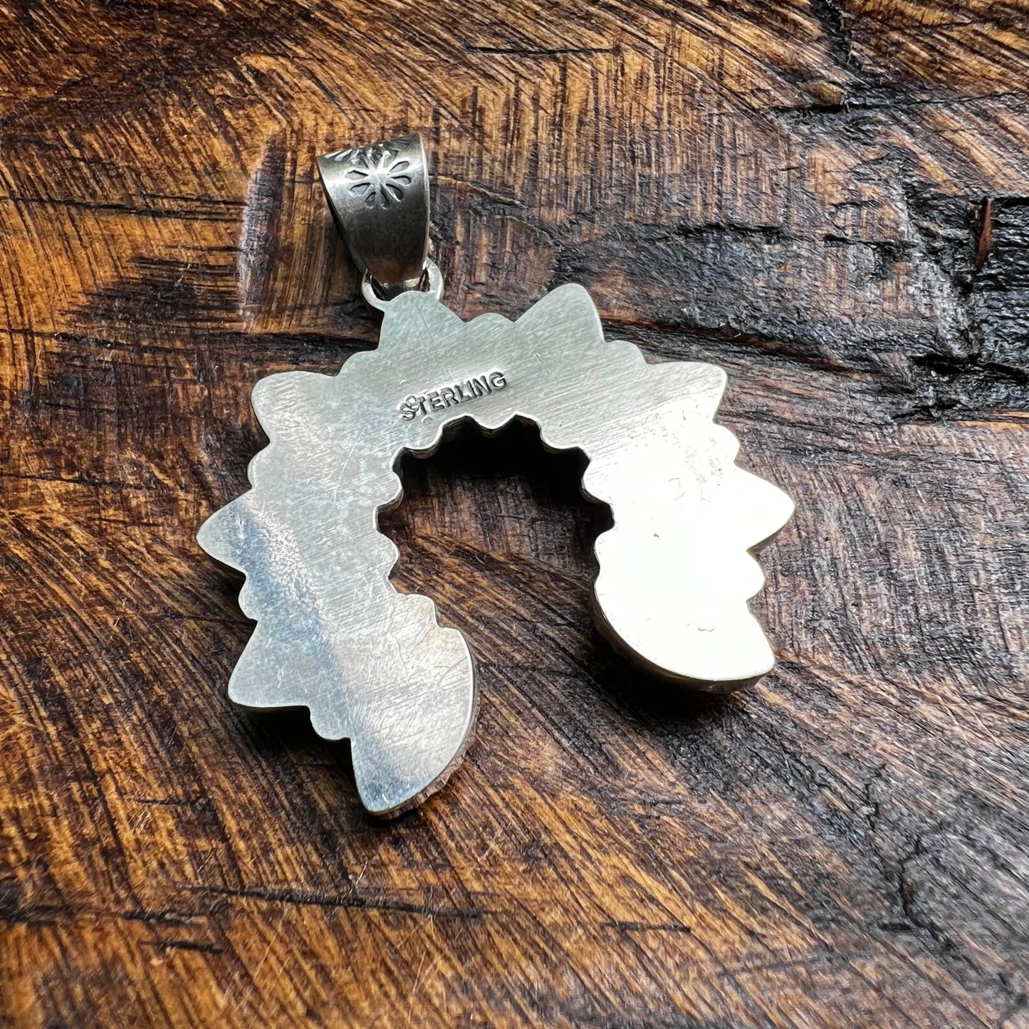 Sterling Silver & Spiny Oyster Naja Pendant