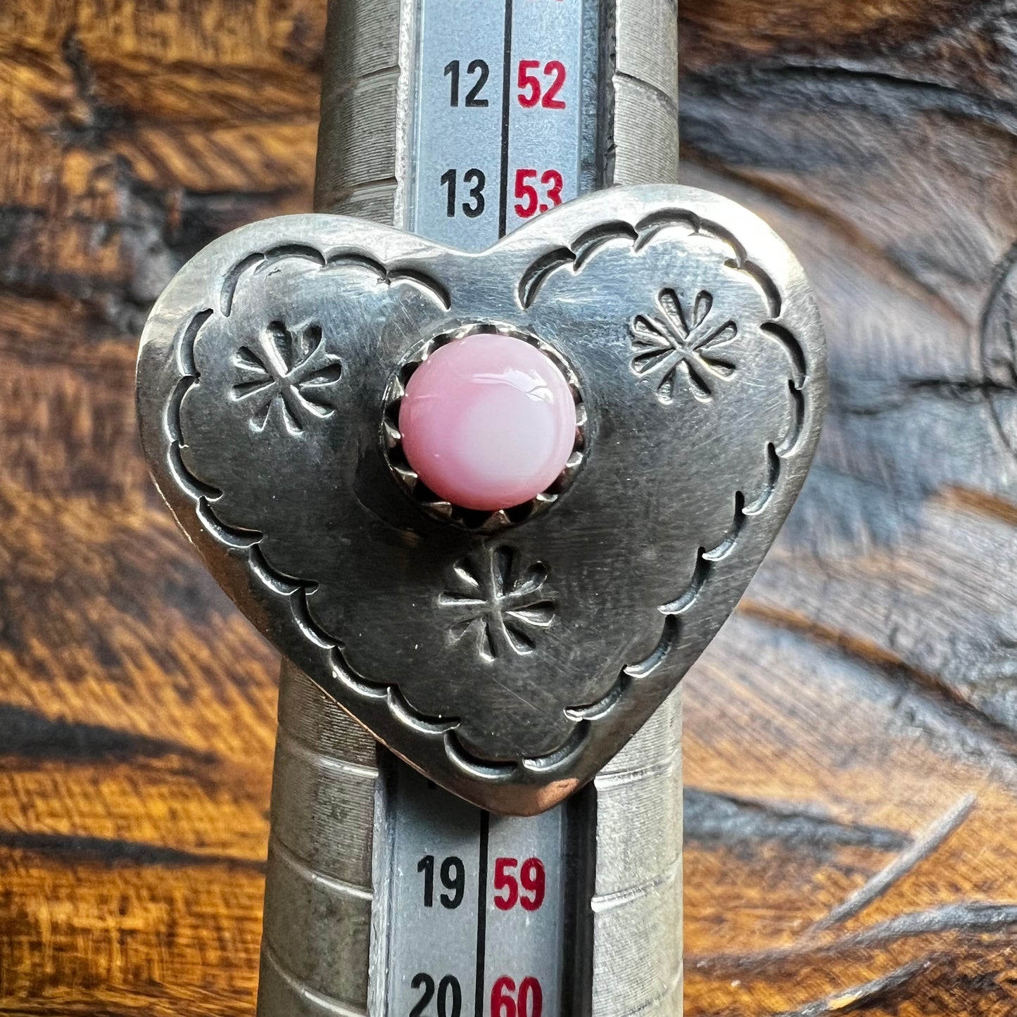 Queen Conch Heart Ring – Size 7.5 | Sterling Silver