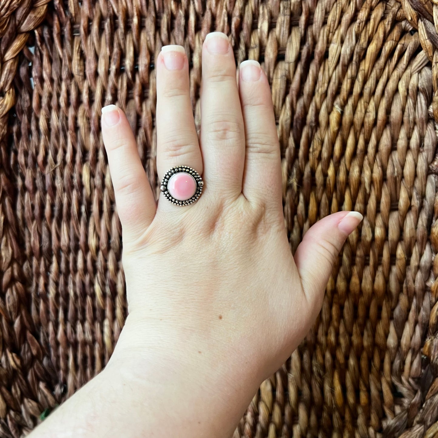 Sterling Silver Queen Conch Ring Size 8