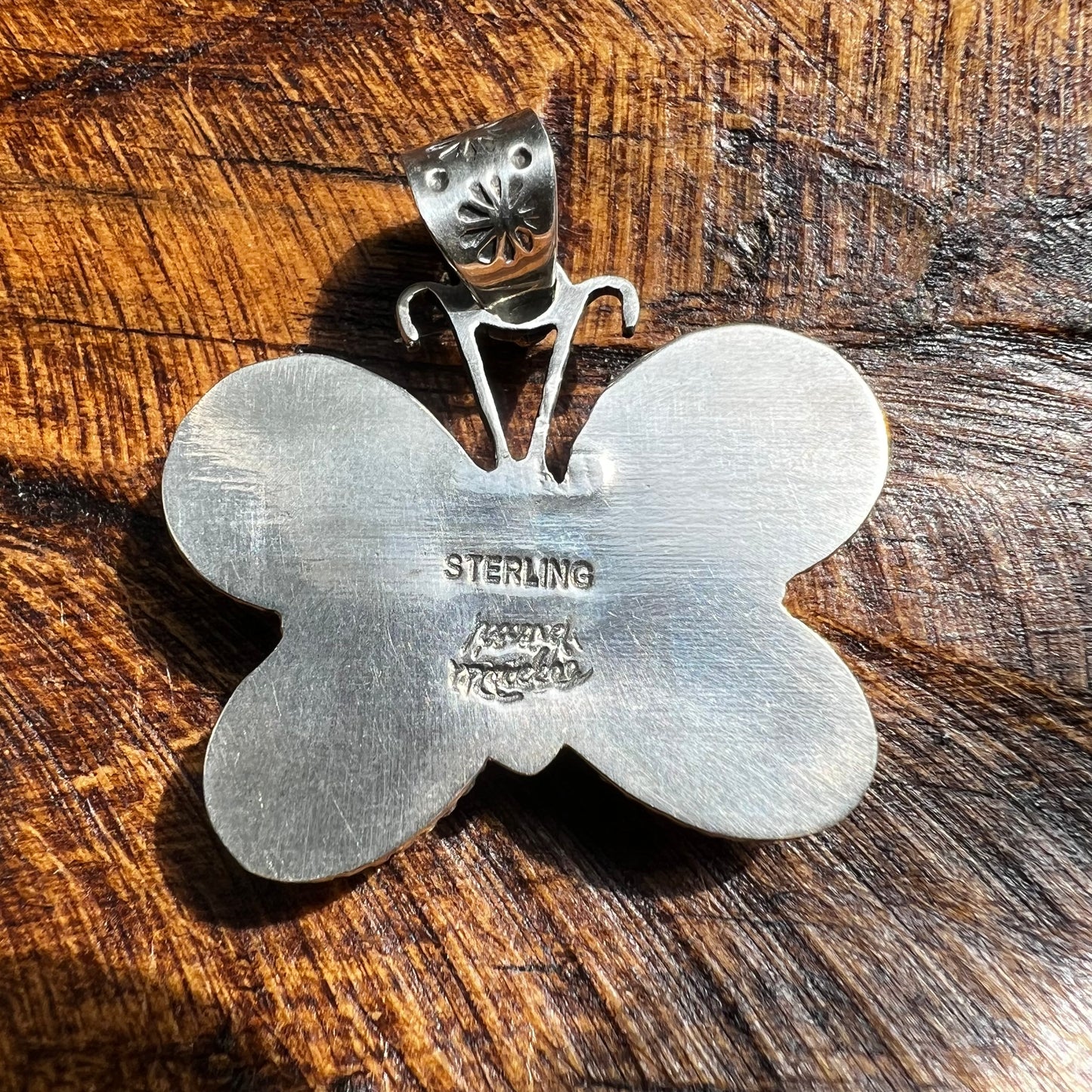 Queen Conch Butterfly Pendant – Sterling Silver Southwestern Statement