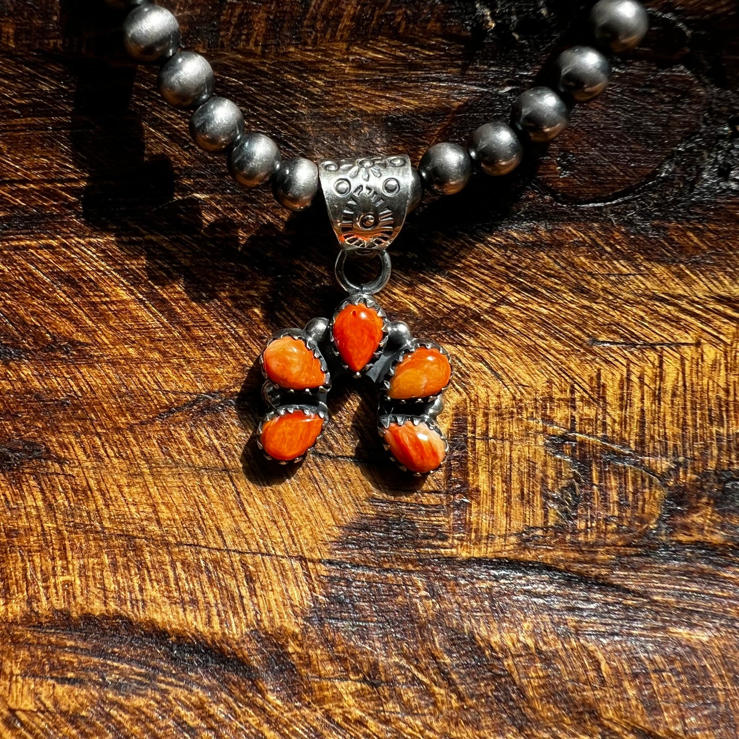 Sterling Silver Spiny Oyster Mini Naja Pendant