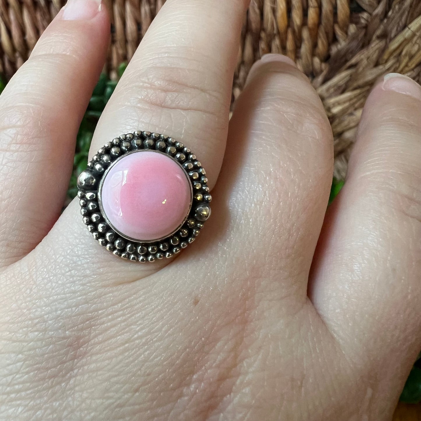 Sterling Silver Queen Conch Ring Size 8
