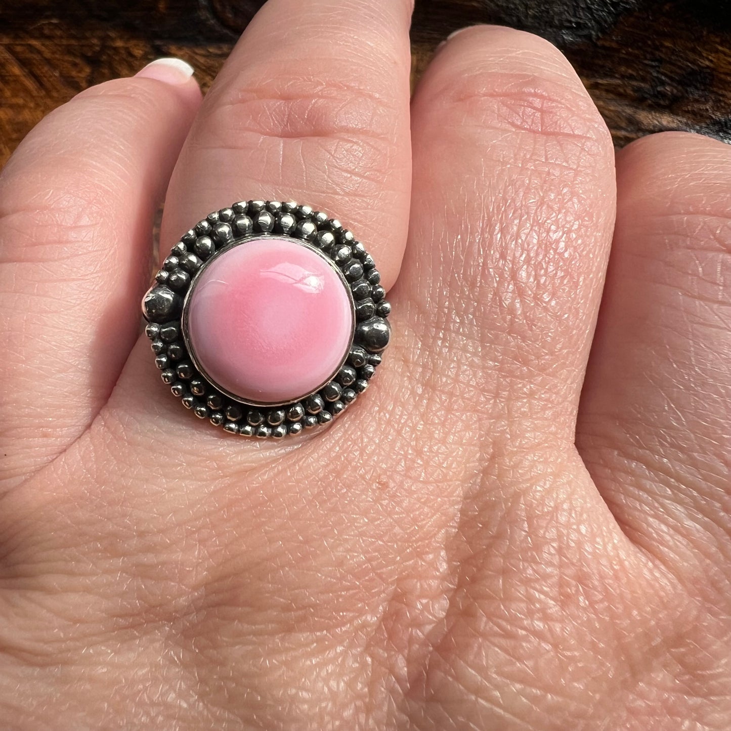 Sterling Silver Queen Conch Ring Size 8